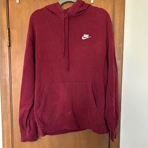 Nike Men's Maroon Hoodie